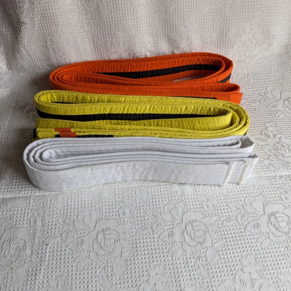 Karate, Judo, Martial Arts Cotton Belts and Embroidered Patch